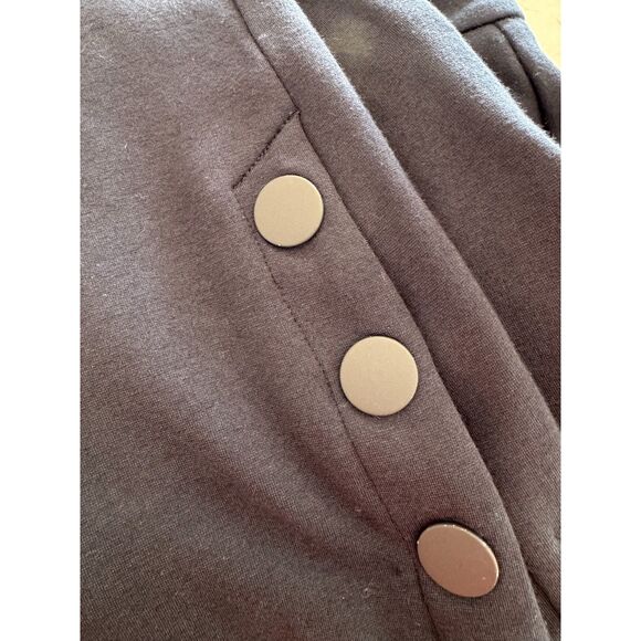 Cabi Women’s Navy Cropped Pants Size S • Button Leg Detail Work & Casual Size 8 - Picture 2 of 4